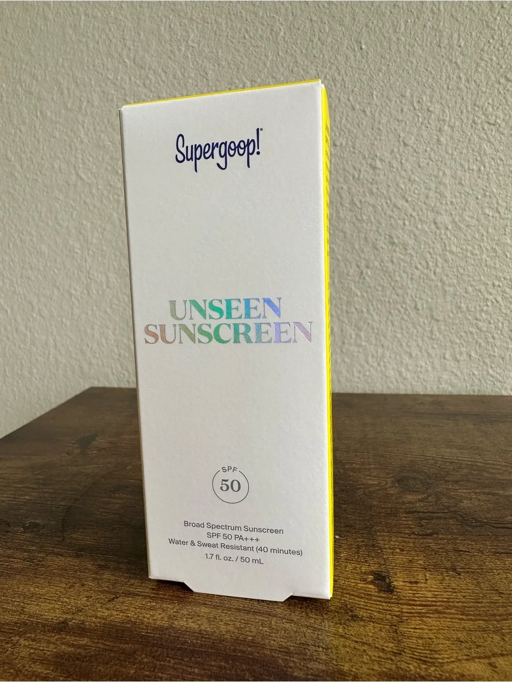 Supergoop Unseen Clear & Invisible Face Sunscreen